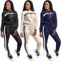 Casual O-neck 2 Piece Tracksuit Women Set